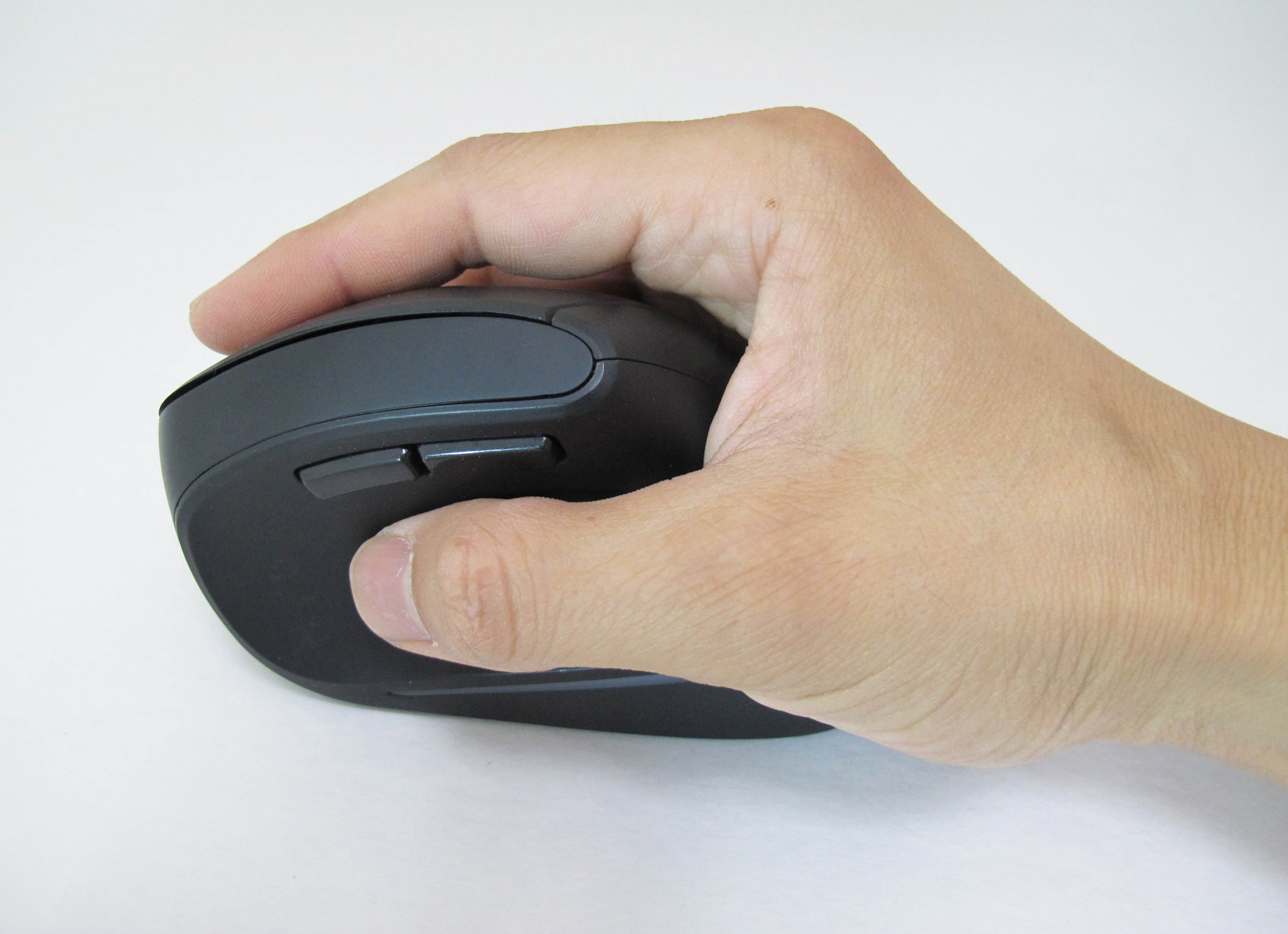 MOJO Silent Bluetooth Vertical Mouse - Wireless Optical Ergonomic Mouse w/ Adjustable Sensitivity