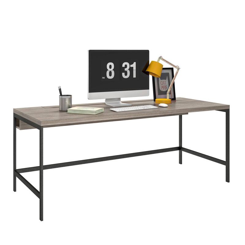 Parkside Computer Desk Light Brown - Ameriwood Home