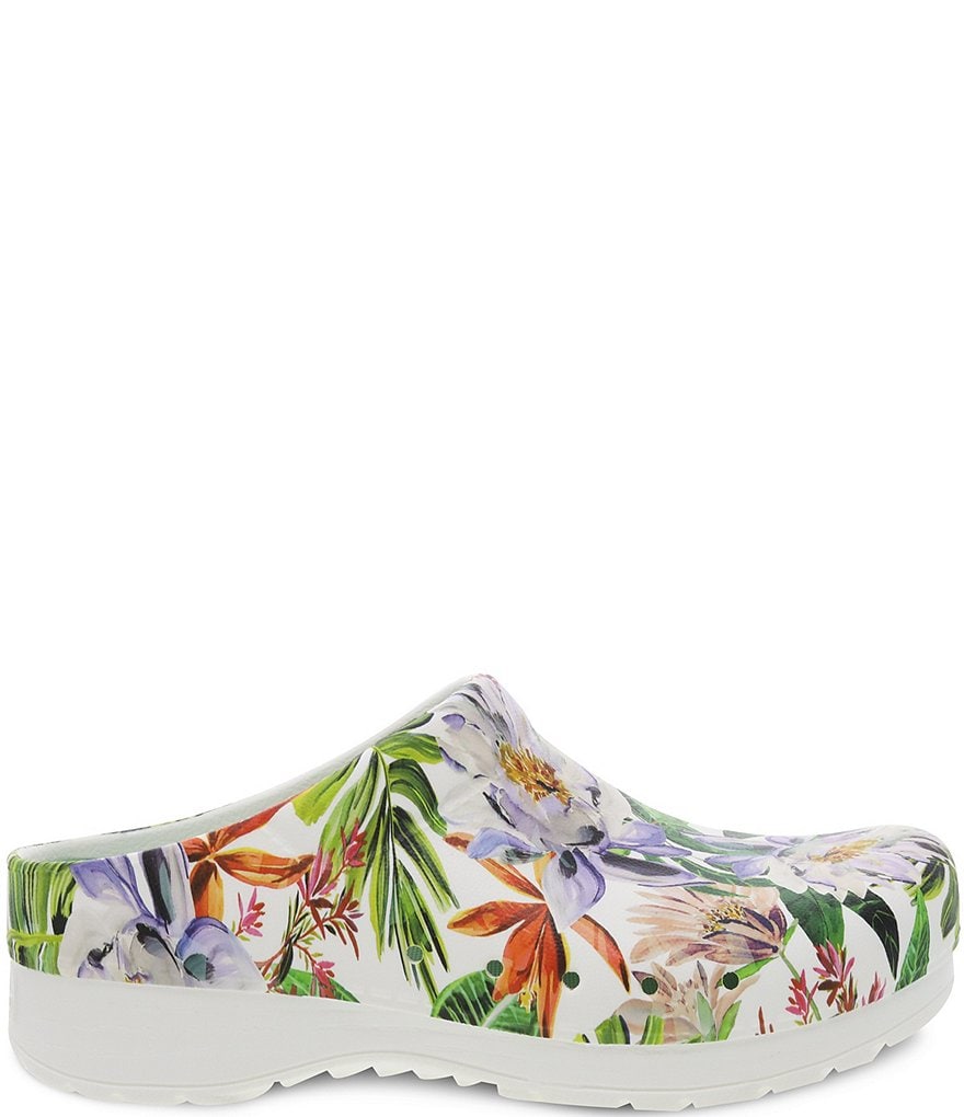 Dansko Kane Vintage Tropical Mule Clogs