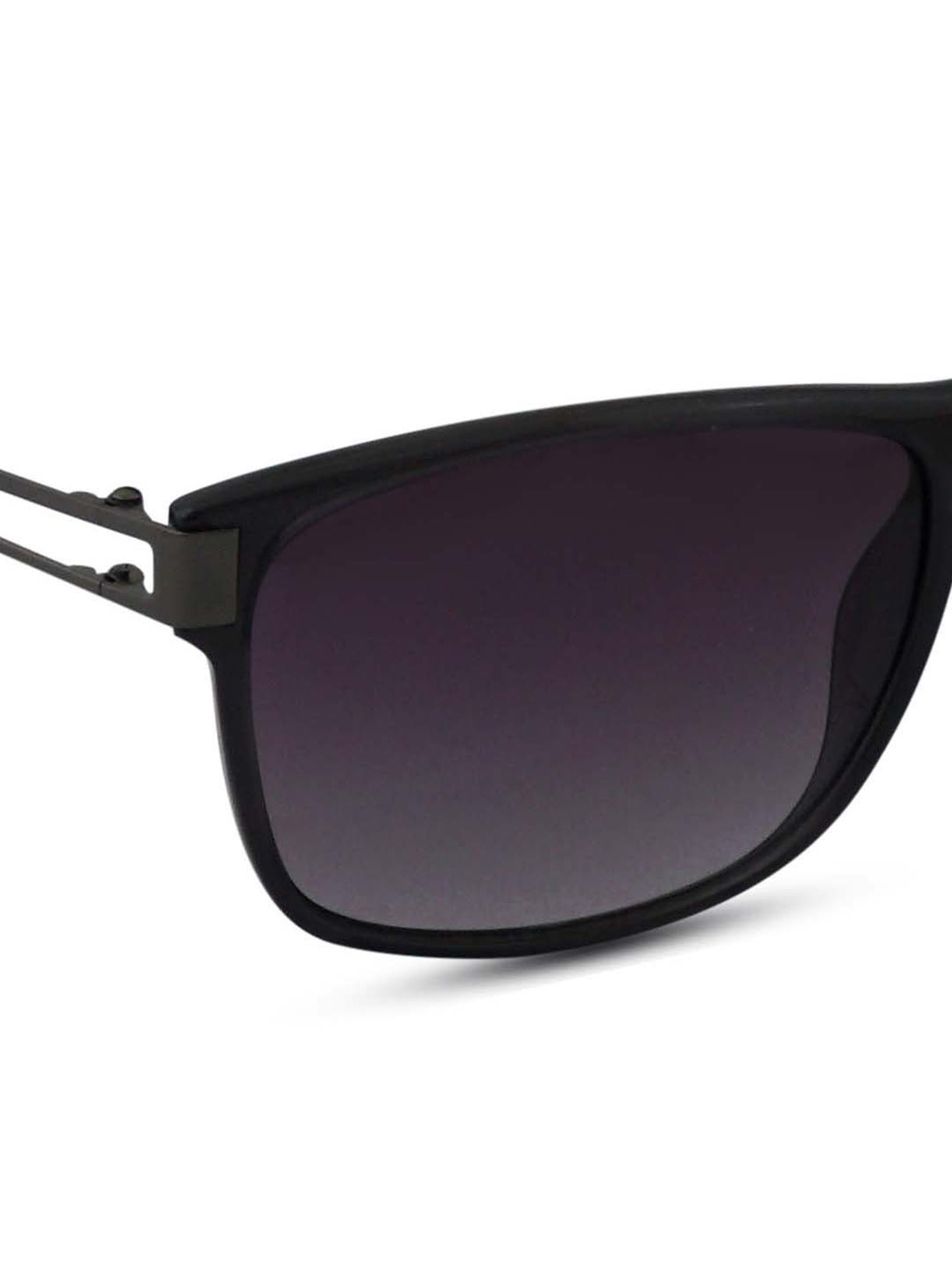 Gio Collection GM6192C03 Black Rectangular Sunglasses