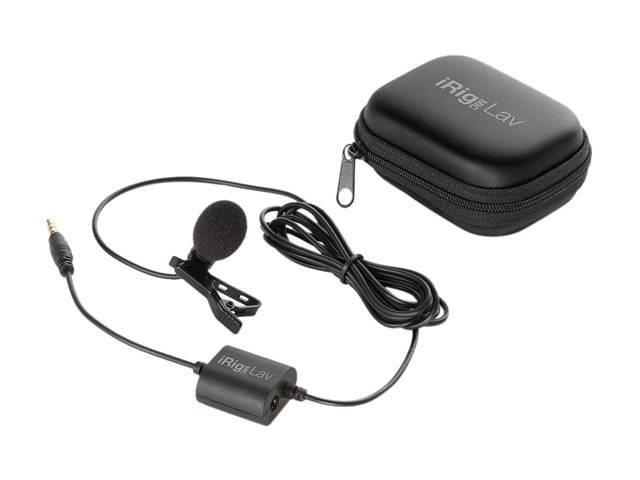IK Multimedia iRig Mic Lav compact lavalier microphone for smartphones and tablets