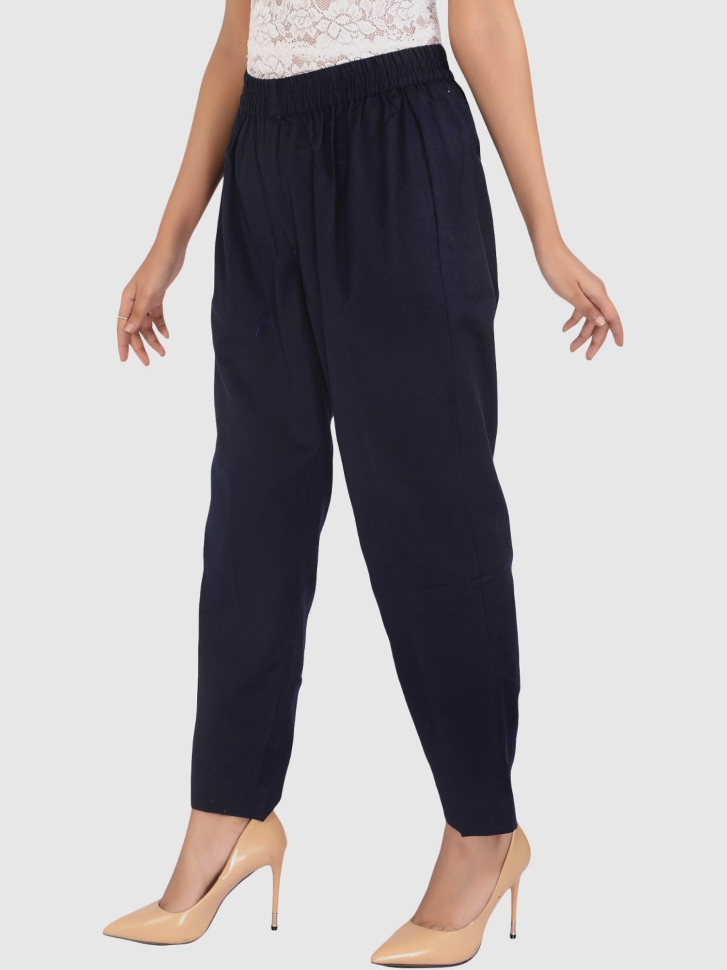 Cotton Culture Navy Cotton Pants