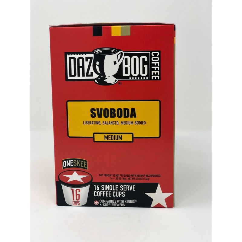 DazBog Coffee Svoboda Medium Roast Coffee - Keurig K-Cups - 16ct