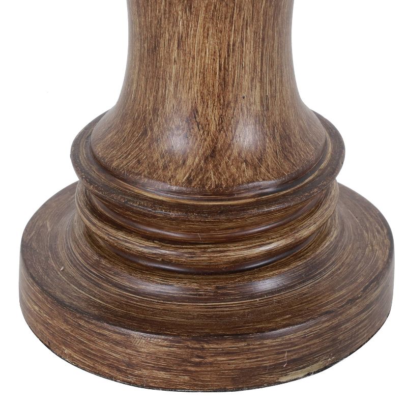 25" Truman Sculpted Resin Table Lamp Darkbo - Decor Therapy