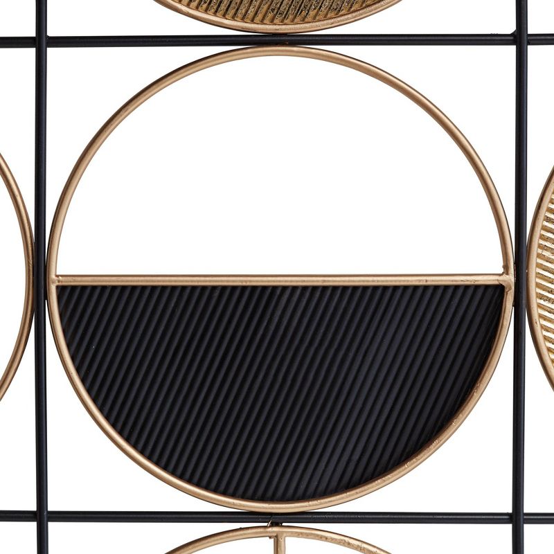 Newhill Designs Half Circle 40" High Multi-Color Metal Wall Art