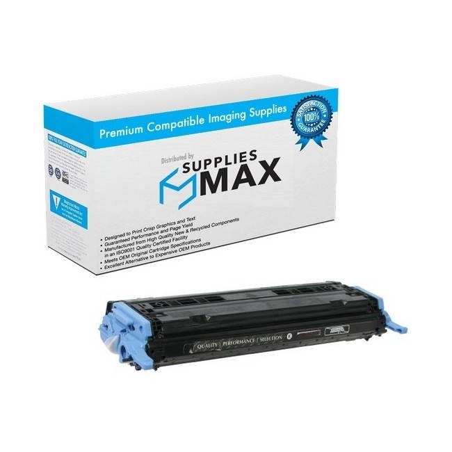 SuppliesMAX Compatible Replacement for IBM TG95P6508 Black Toner Cartridge (2500 Page Yield) - Equivalent to HP Q6000A / HP NO. 124A