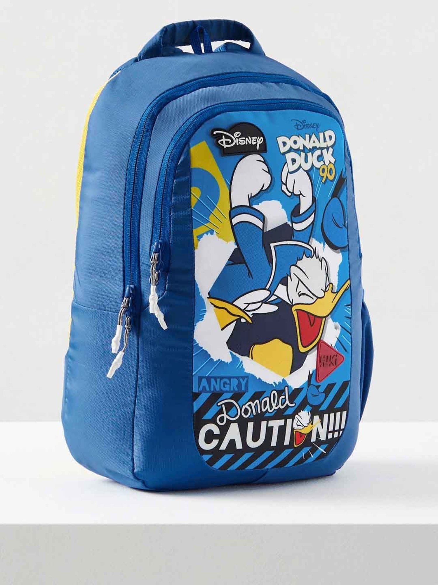 Wiki Back to School Champ 2 Blue Polyester Printed Backpack - 16 Ltrs