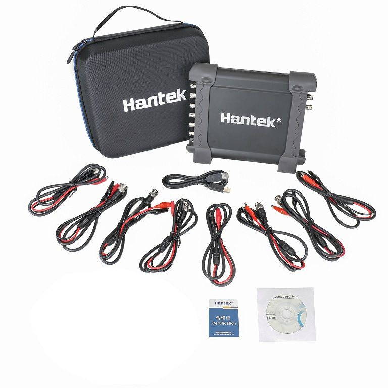 Hantek 1008B 8CH PC USB Oscilloscope/DAQ/8CH Programmable Generator 2.4MSa/s