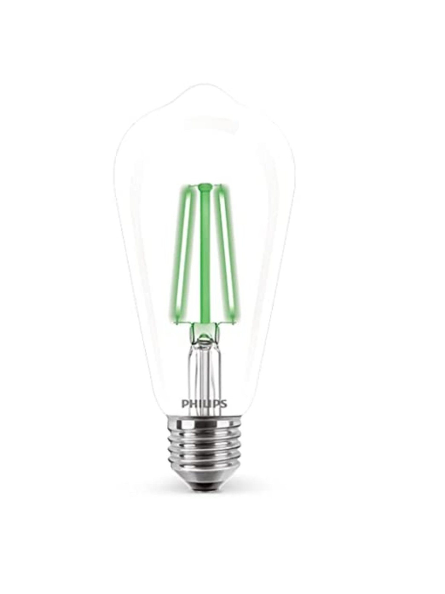 Philips 4-Watt Filament LED Bulb ST64 Pack of 4 - Green
