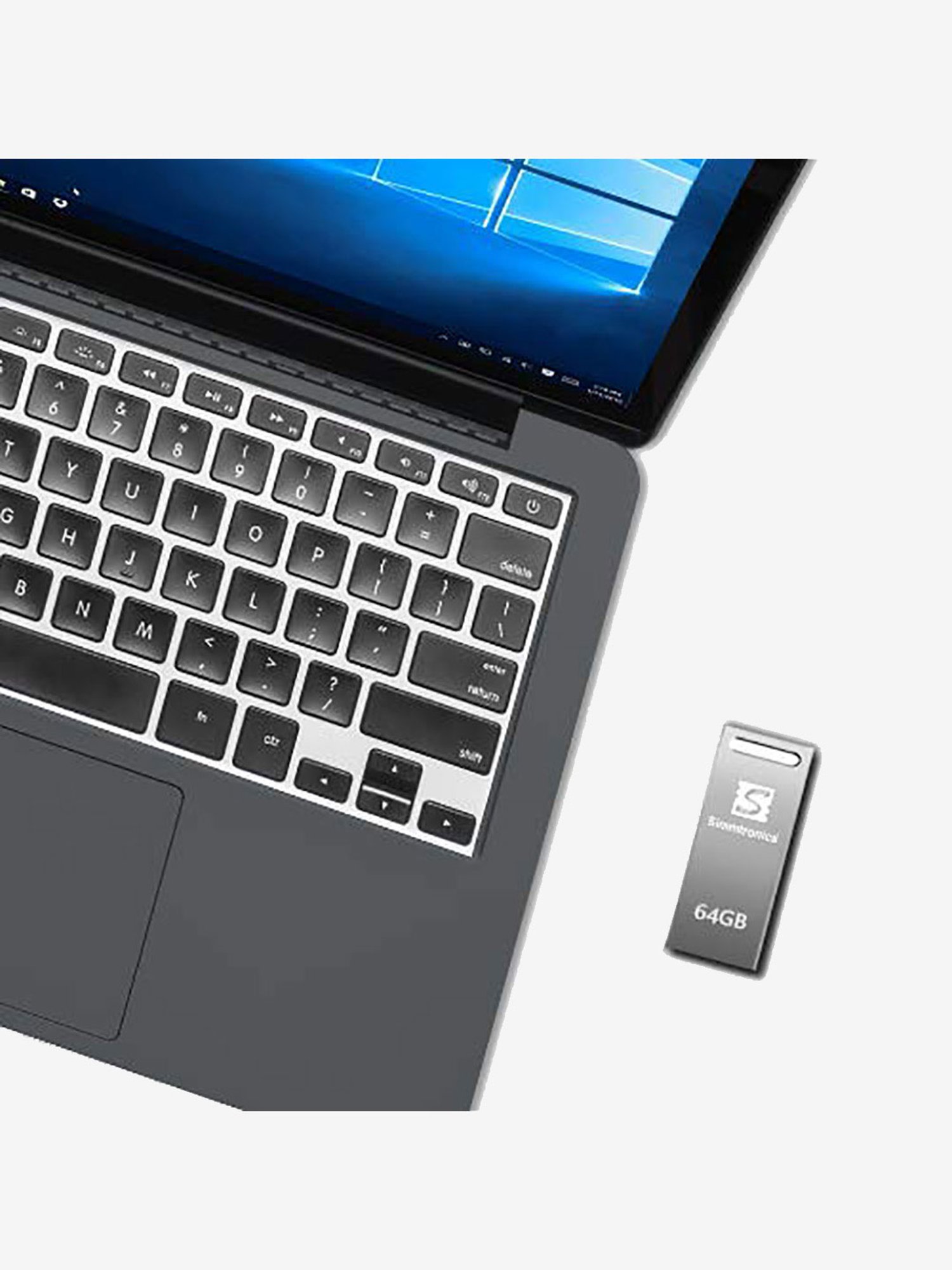 HP V222W 64 GB USB 2.0 Flash Drive (Silver)