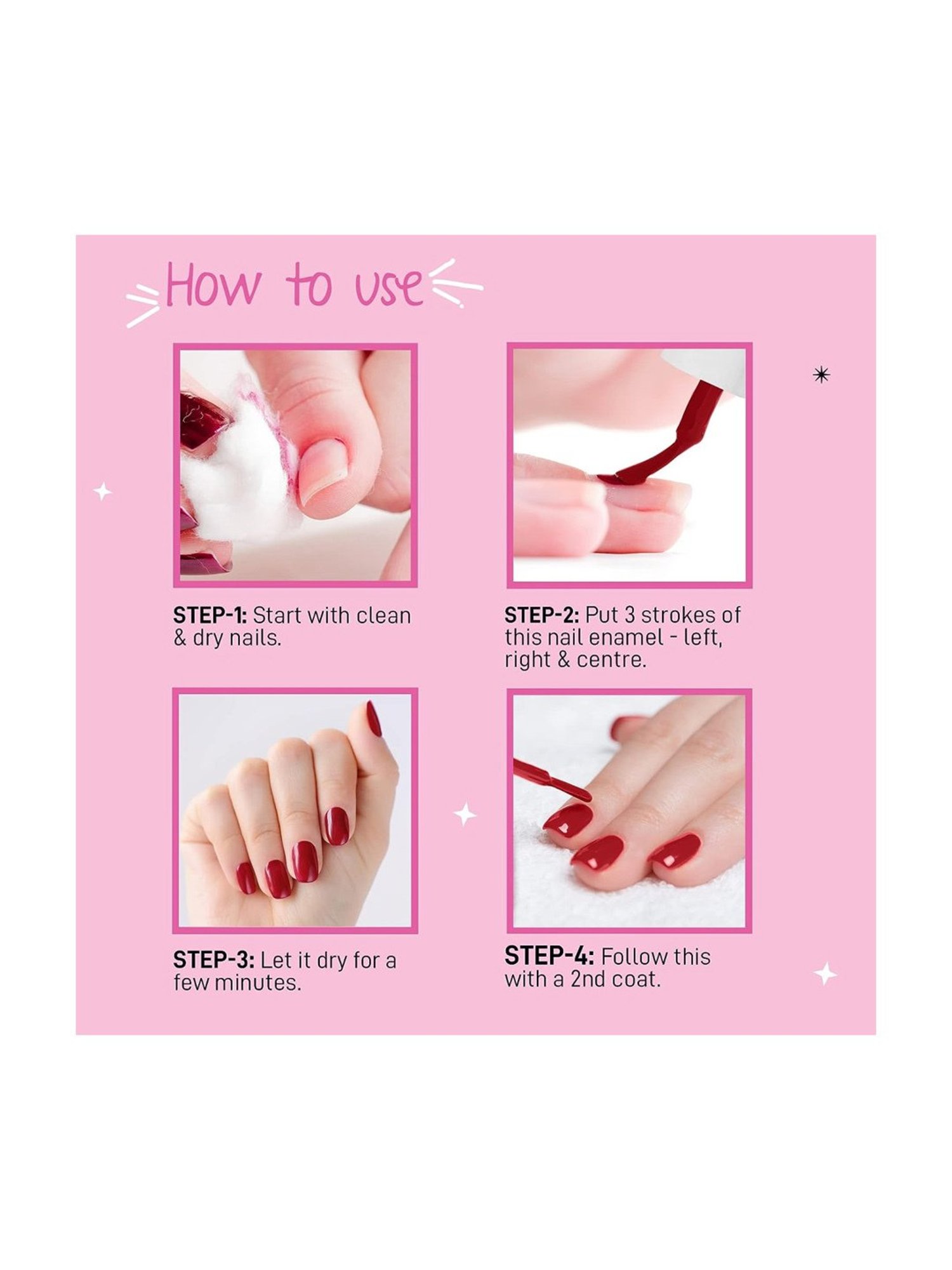 Color Fx Nail Fix Cure-In Mask, Moisturizer, Nail Enamel Remover & Nail Buffer Combo, Pack of 4