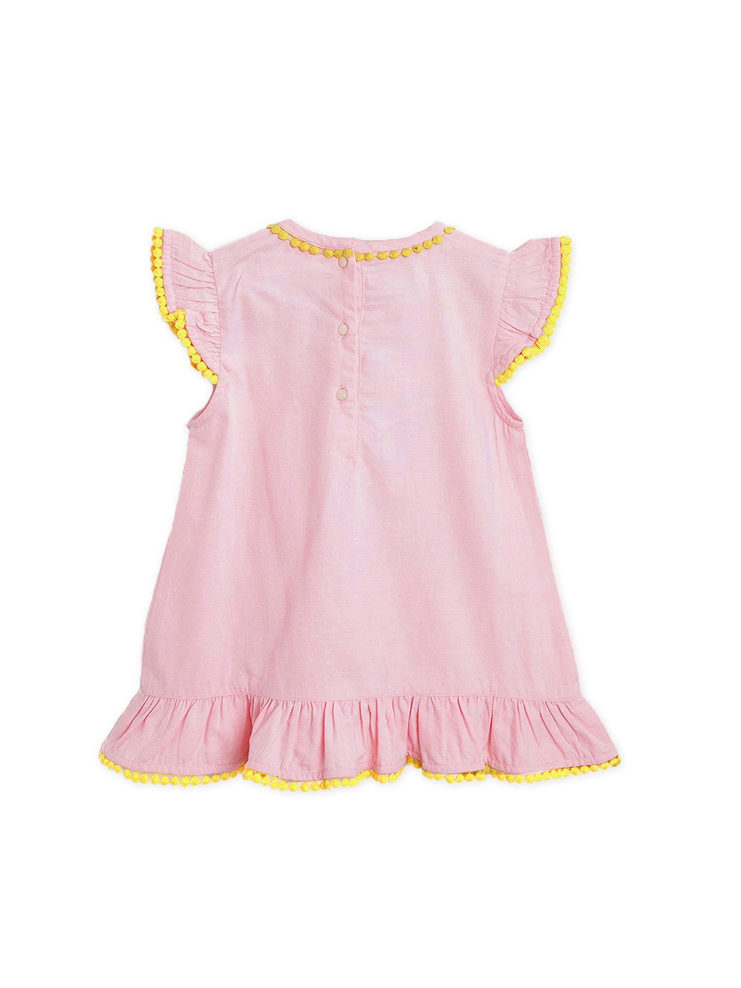 Cherry Crumble By Nitt Hyman Kids Pink Applique Top