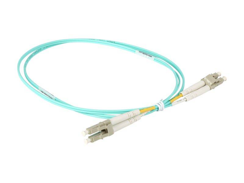Fiber Optic Cable LC-LC 9/125 Duplex Single-Mode Fiber Cable Yellow 5 meters