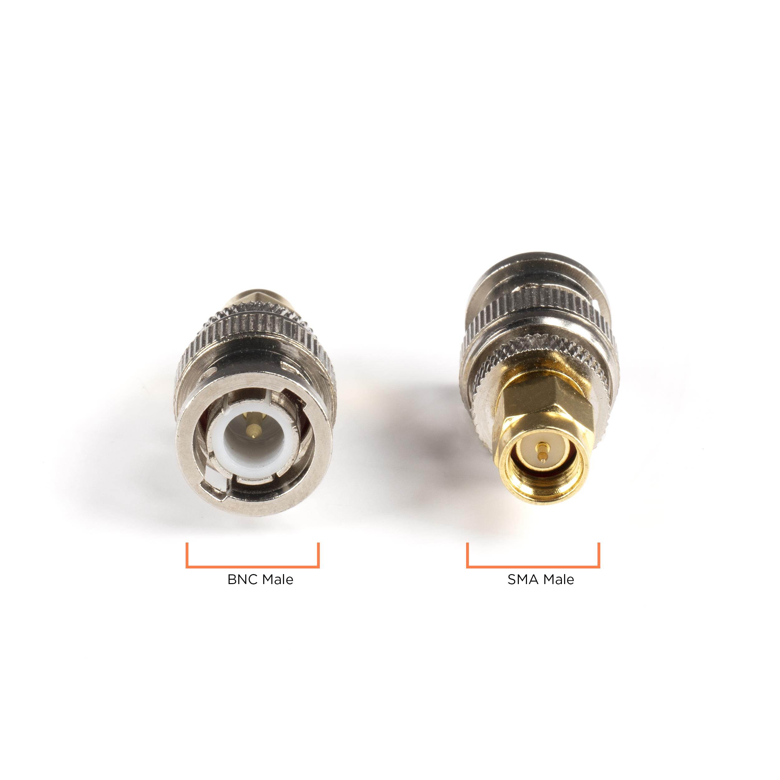 THE CIMPLE CO - Gold SMA Male to BNC Male Adapter | 25 Pack Coupler | Male to Female Coaxial (RF) Connector, Compatible with RF, SDI, HD-SDI, CCTGV, Camera