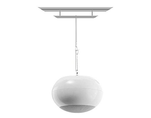 OSD PC640 White 6.5" 2-Way Pendant Hanging Speaker Reinforced Cable Suspension System (70V Commercial 20W 10W 5W 2.5W Tap / 8Ohm 100W)