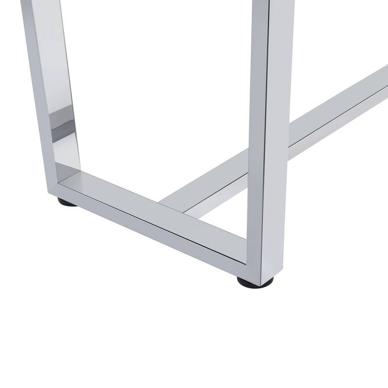 Nadine Multipurpose Bar Dining Table Set Chrome - Picket House Furnishings