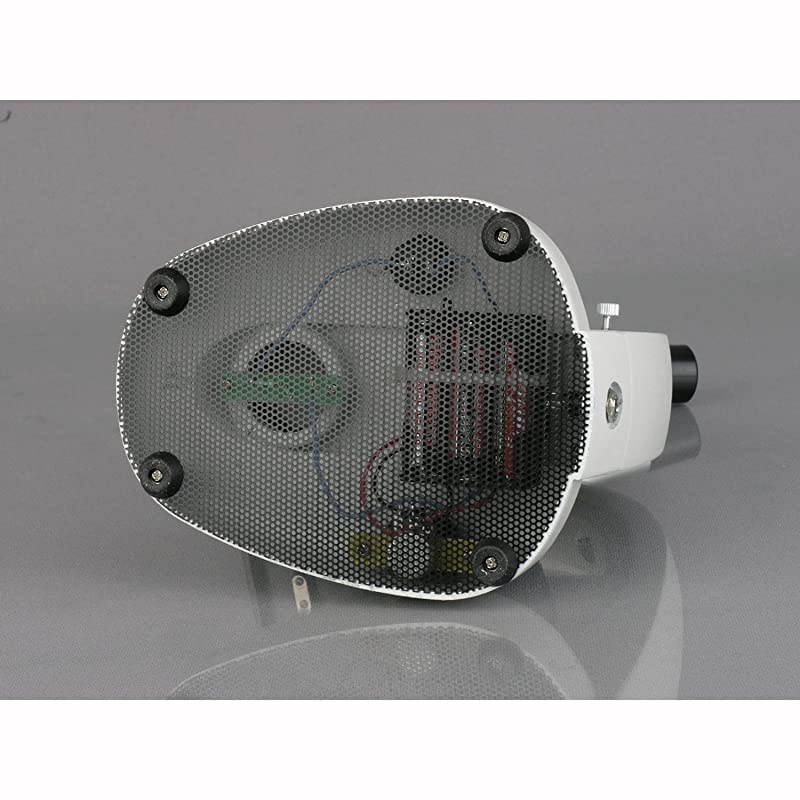 M135C2LPB10 Compound Monocular Microscope WF10x and WF25x widefield eyepieces 40x1000x Magnification Brightfield Upper and Lower LED Illumination Plain Stage Cordless Operation with Rechargeable