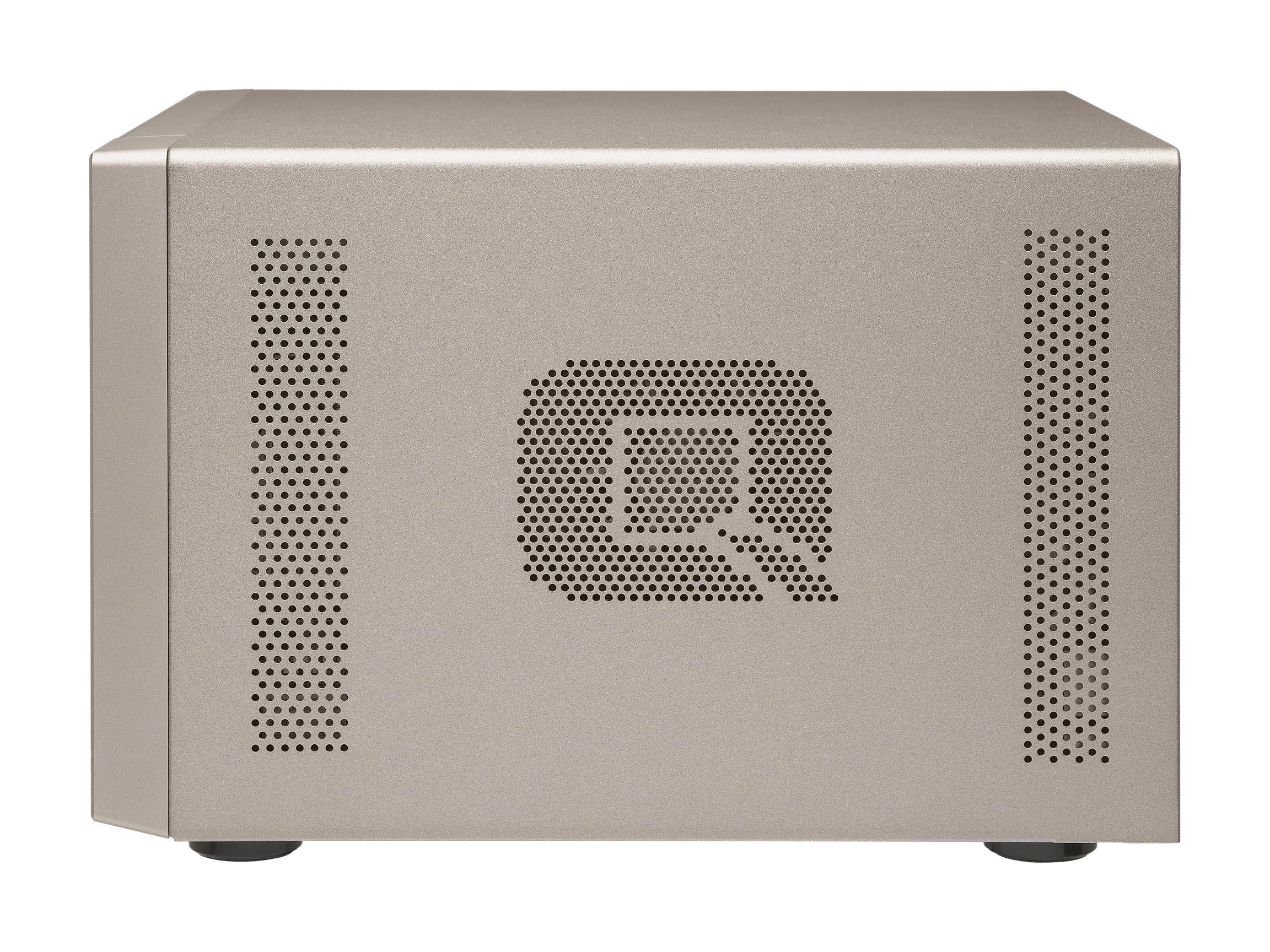 Qnap 4-bay NAS/iSCSI IP-SAN, AMD R series Quad-core 2.1GHz, 4GB RAM, 10G-ready (TVS-473e-4G-US)