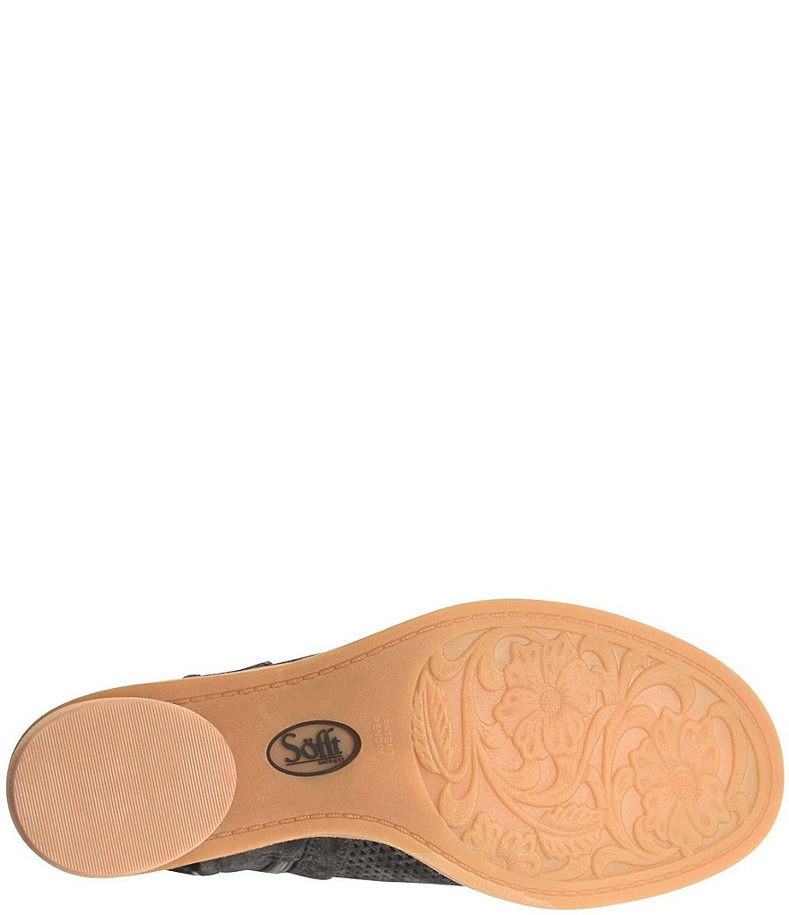 Sofft Coraline Metallic Suede Sandals