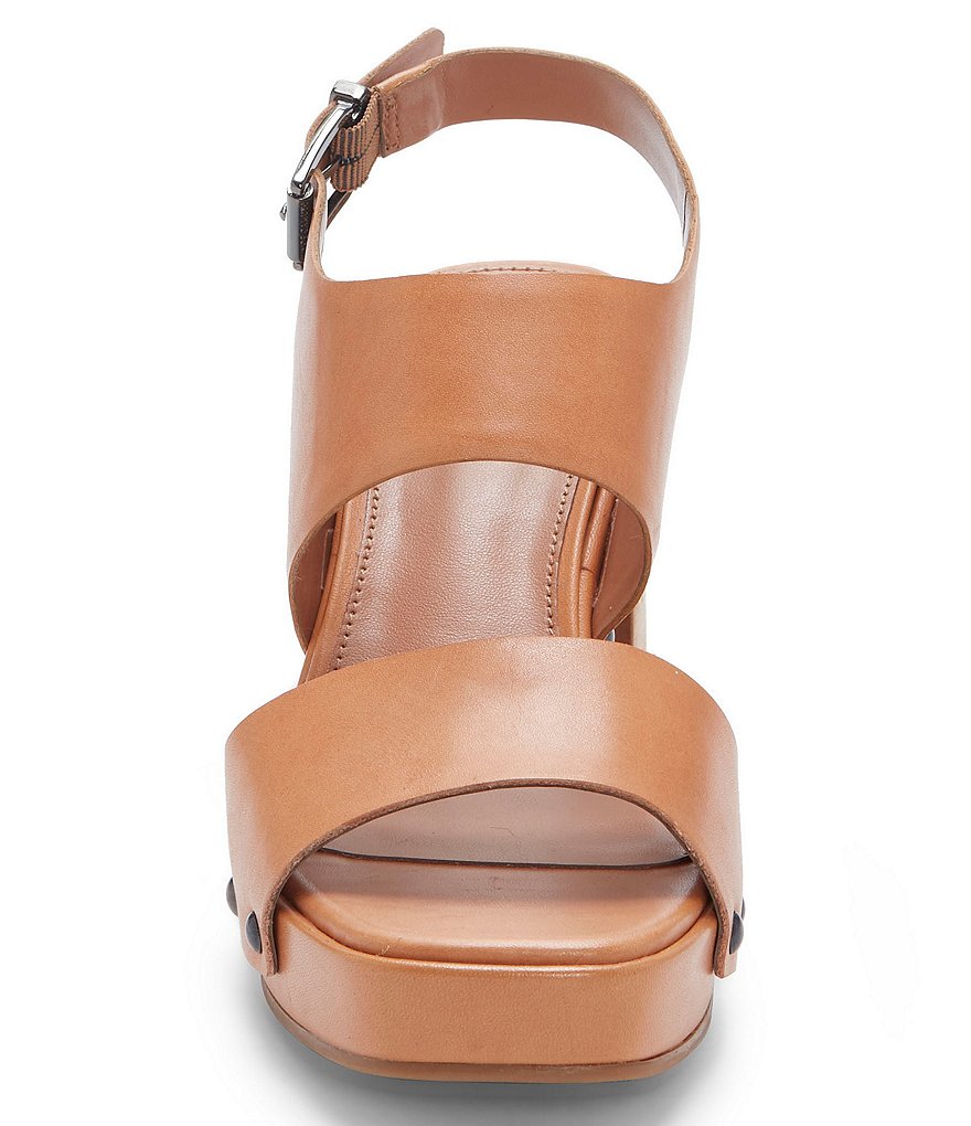 Vince Camuto Mareza 2 Studded Leather Platform Block Heel Sandals