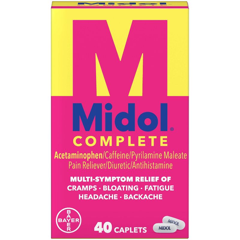 Midol Menstrual Symptom Relief Tablets - Acetaminophen - 40ct
