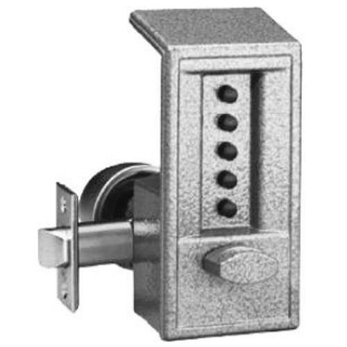 Simplex 6214-86 Gray Mechanical Pushbutton Combination Lock With 2-3/4" Backset (NO KEY)