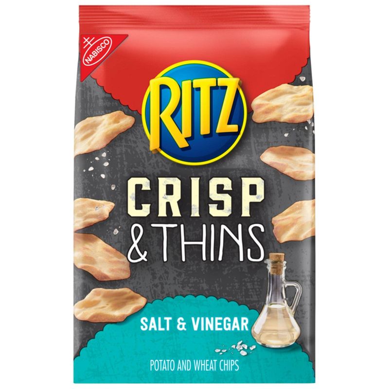 Ritz Crisp & Thins Salt & Vinegar Chips - 7.1oz