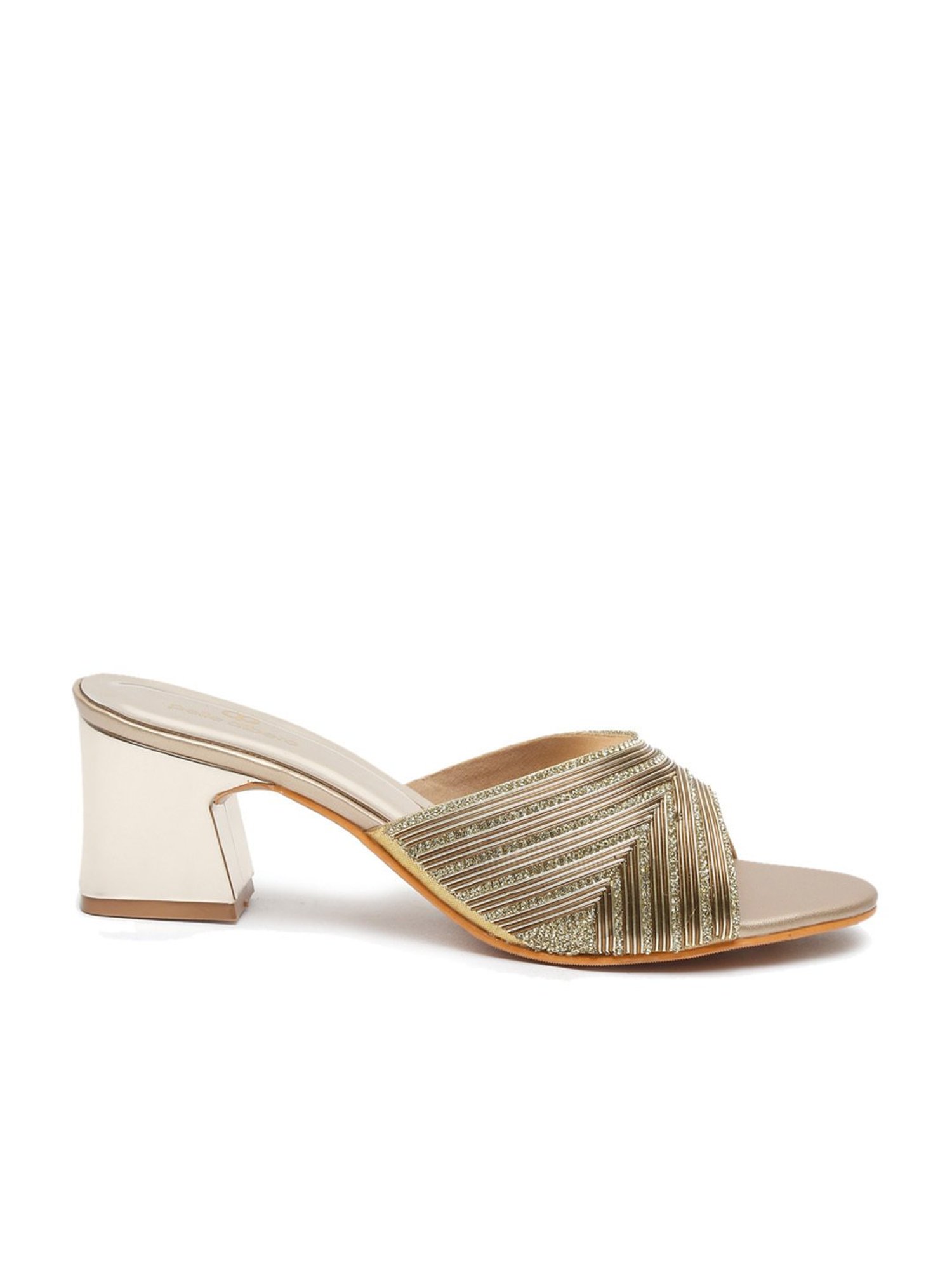 Pelle Albero Women's Gold Ethnic Sandals