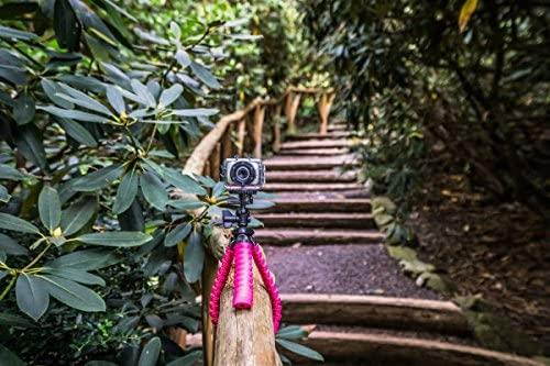 VIVITAR VIV-SP-12-RED Large Rubberized Spider Tripod (Red)