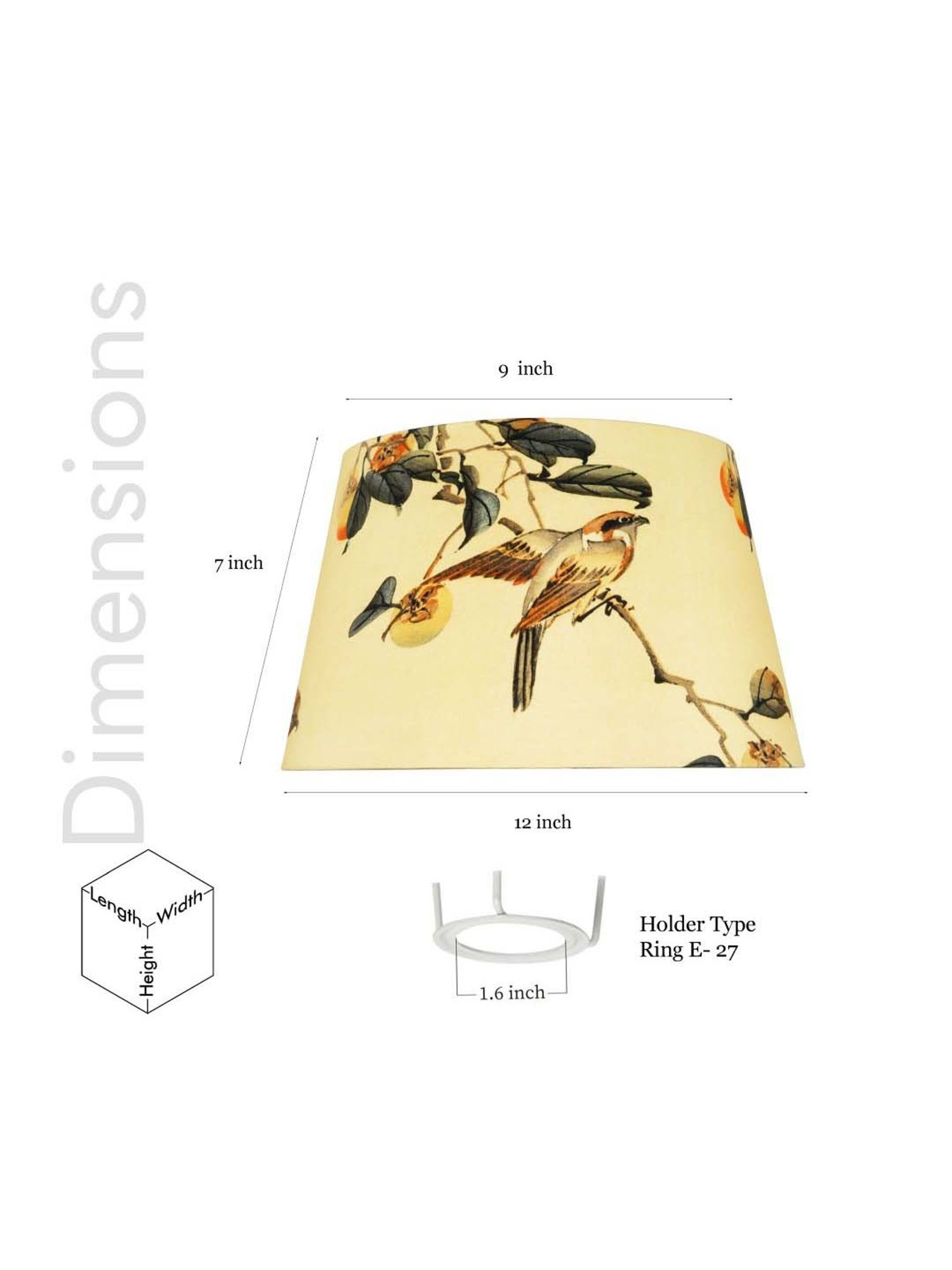 Kapoor E Illuminations Beige Silk Hand Rolled Drum Shade