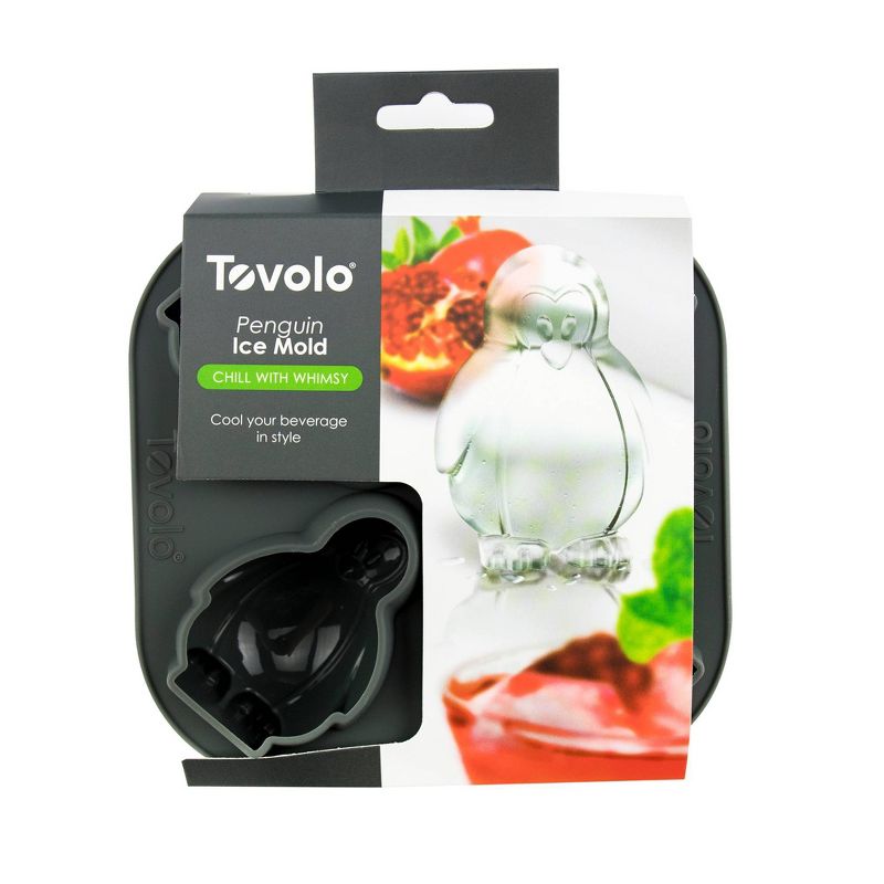 Tovolo Novelty Ice Molds Penguin Charcoal