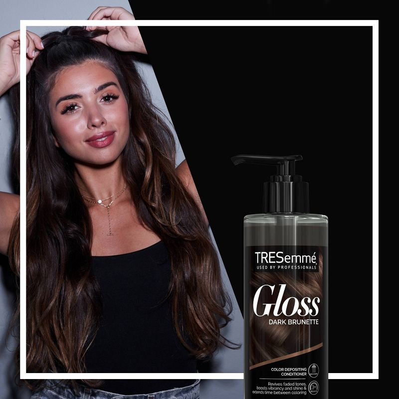 Tresemme Gloss Color-Depositing Hair Conditioner - Dark Brunette - 7.7 fl oz
