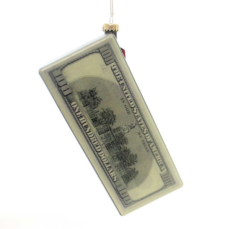 Holiday Ornament 7.0" $100 Bill Hundred Big Money Dollar  -  Tree Ornaments