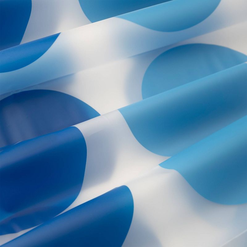 13pc Trina Dot PEVA Shower Curtain and Rings Set - Zenna Home