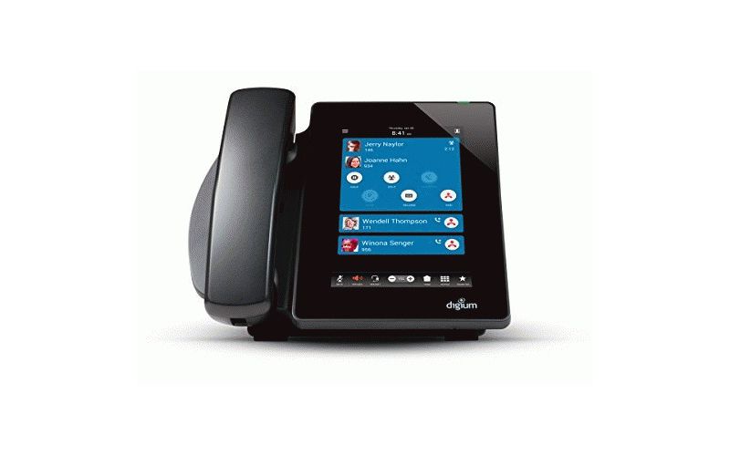 Digium D80 IP Phone with HD Voice, Gigabit, 7.0 Inch Color Display, Capacitive Touch
