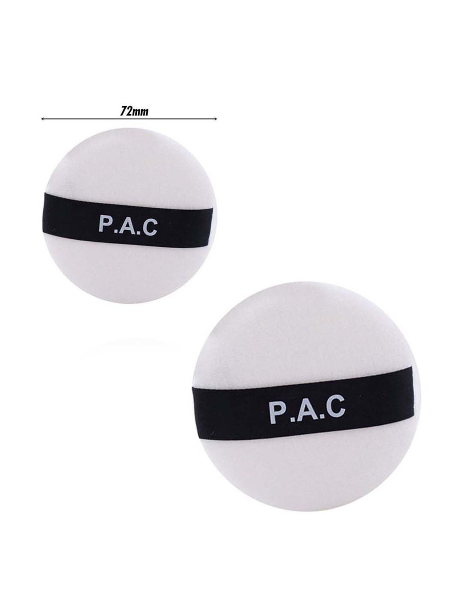 PAC Medium Cotton Puff Round White - 1 Pc
