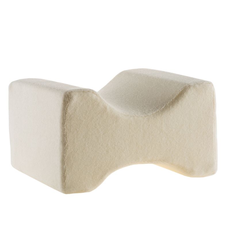 Bluestone Contoured Memory Foam Leg Pillow - White
