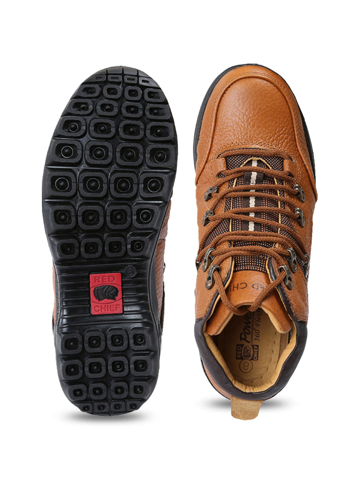 Red Chief Men's Tan Derby Shoes