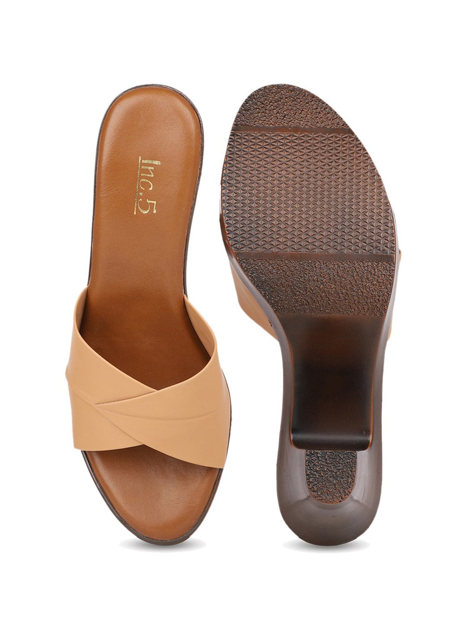 Inc.5 Women's Beige Casual Sandals