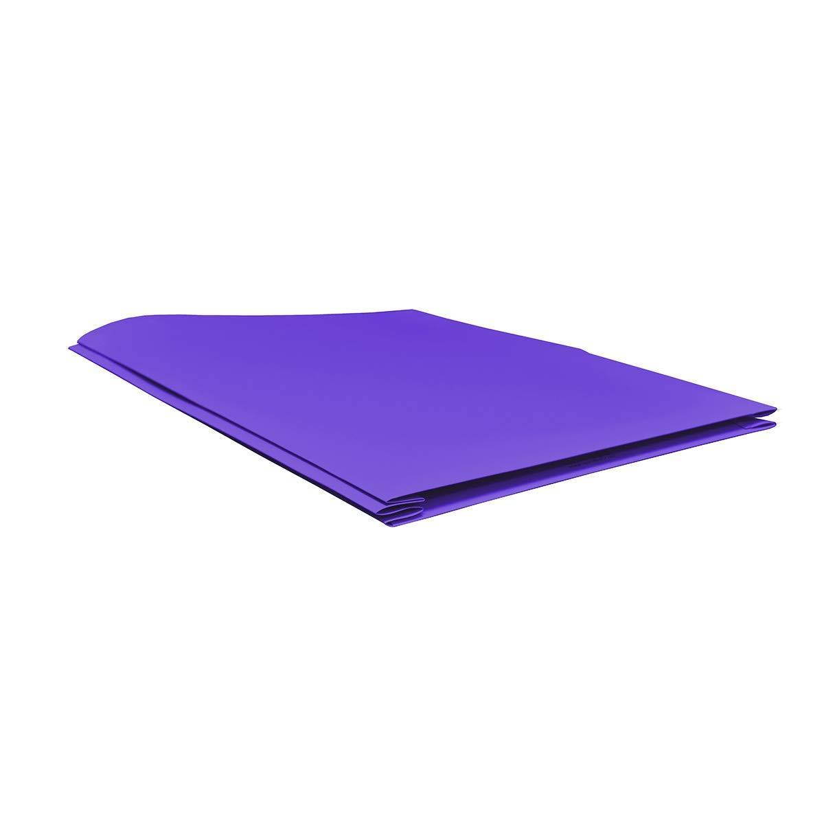 Ultra Pro - 10 Pack, PURPLE 2-Pocket Folders with 3-Prong Fastener