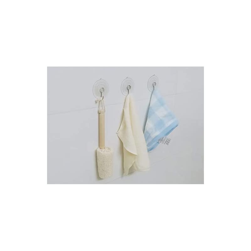 Suction Cup Hooks,2- 1/2 inch Removable Waterproof Stronge Powerful Hooks for Bathroom,Kitchen,Restroom (8 Pack)