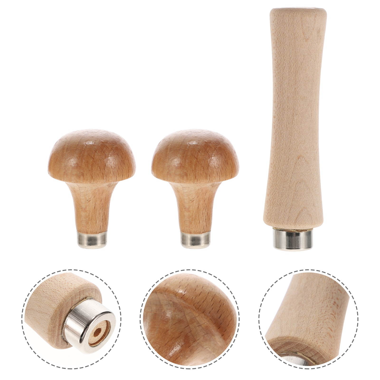 3 Pcs Portable Durable Practical Screwdriver Handles Cutting File Handles for Women