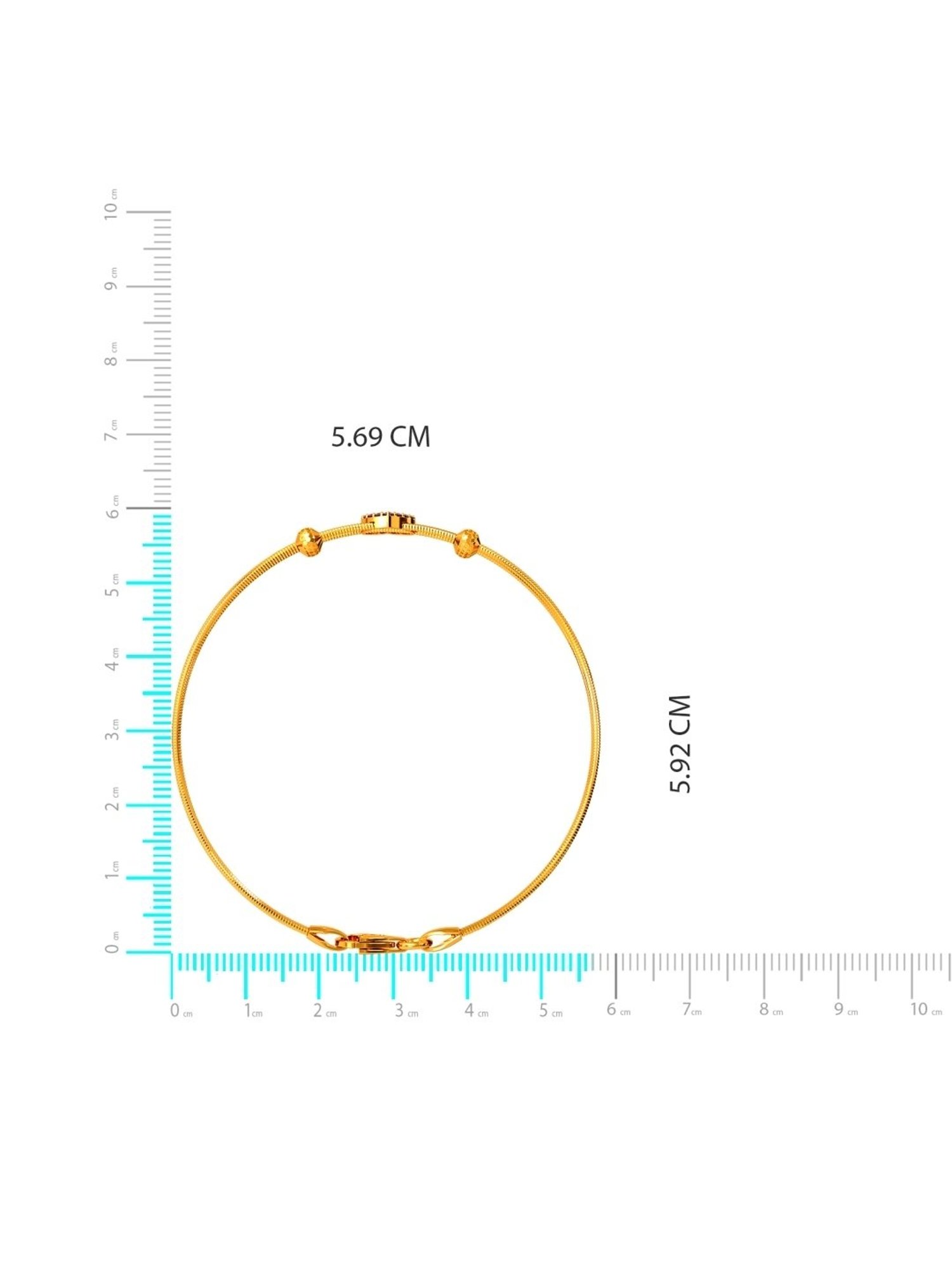 Mia by Tanishq Berry Bellini Baubles 14k Ruby Bangle