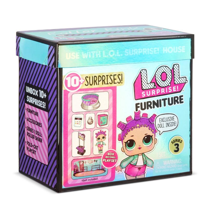 L.O.L. Surprise! Furniture Roller Rink with Roller Sk8er