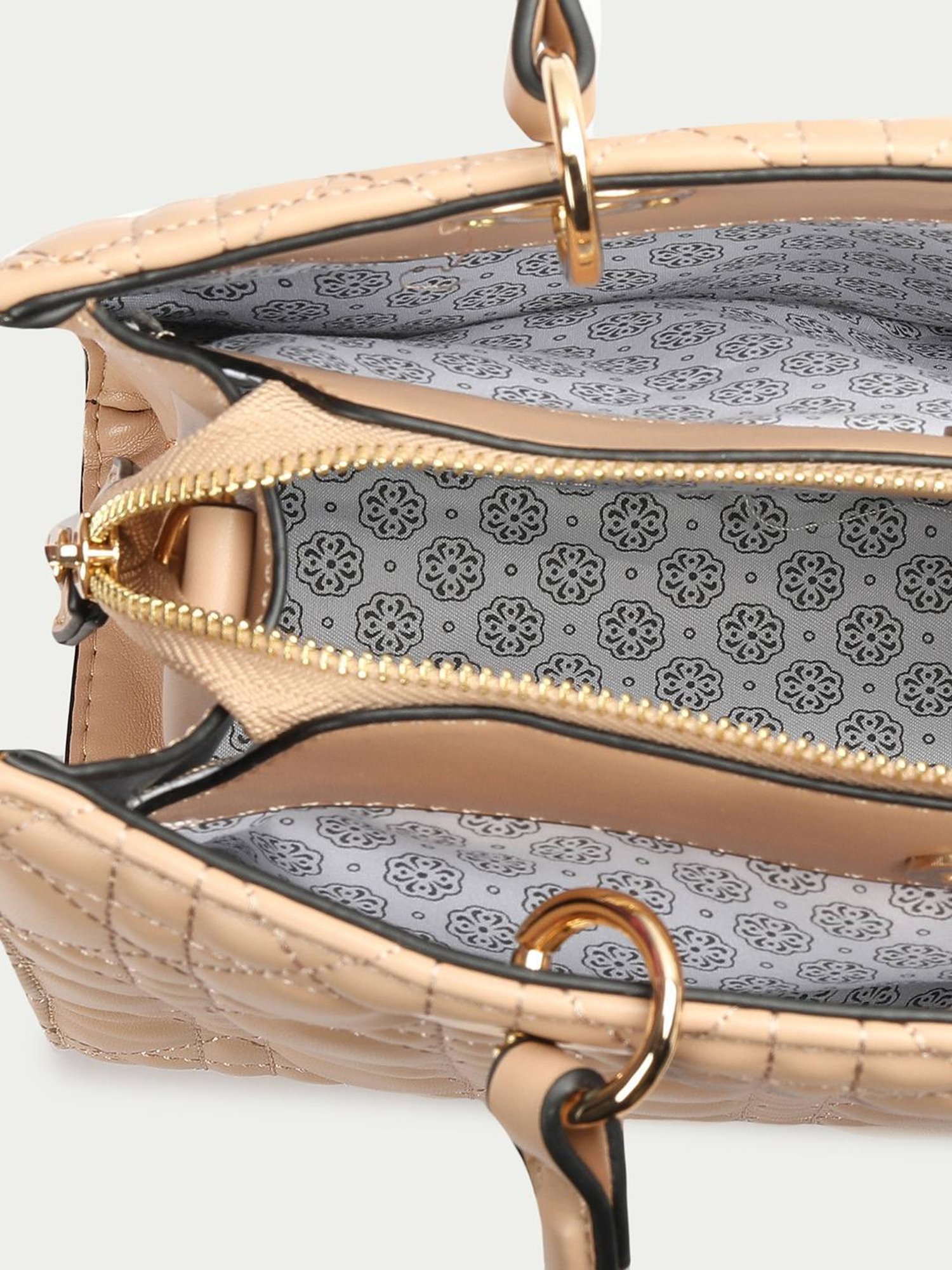 Code by Lifestyle Pink Textured Handbag