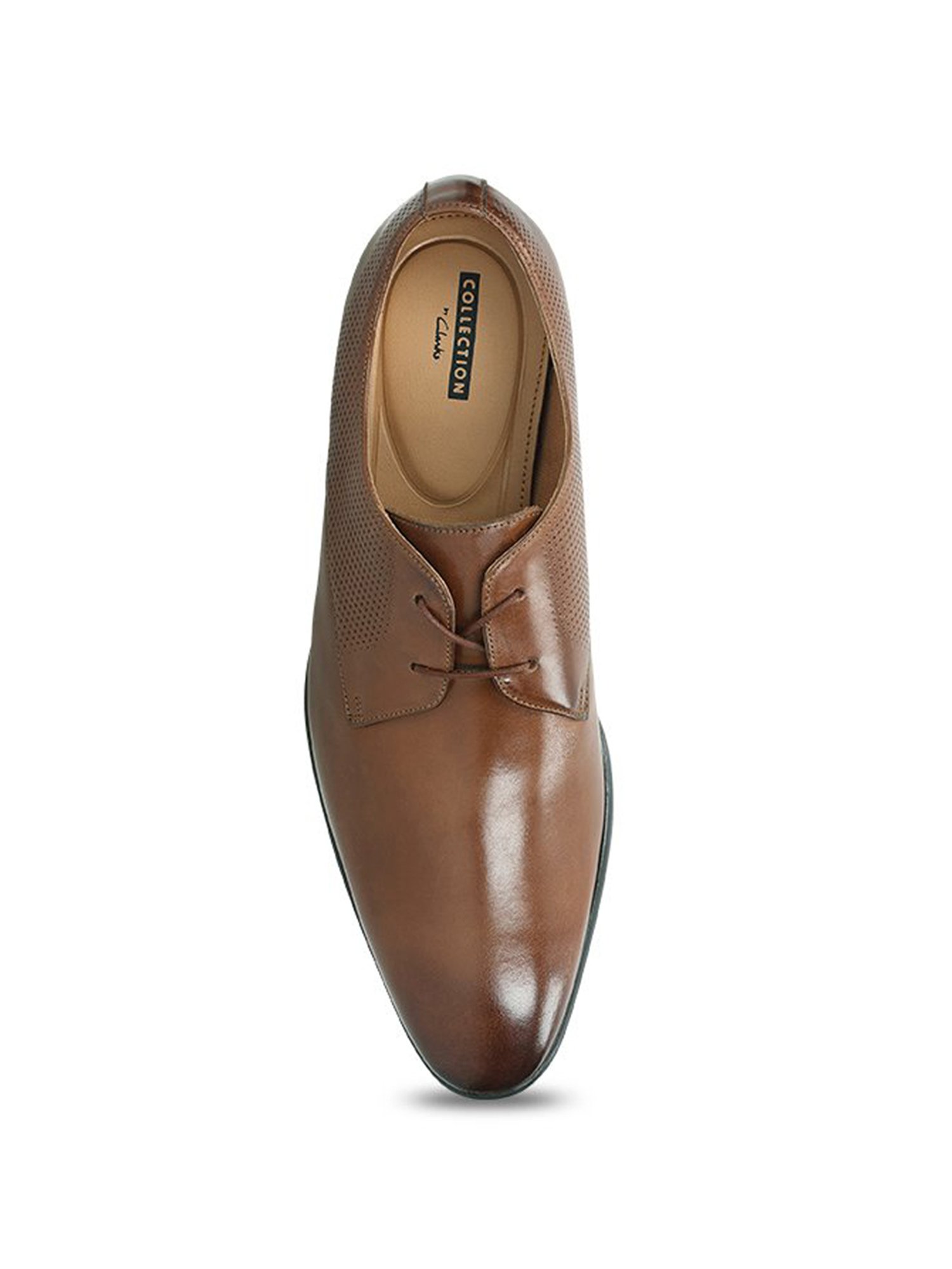 Clarks Men's Bampton Tan Derby Shoes