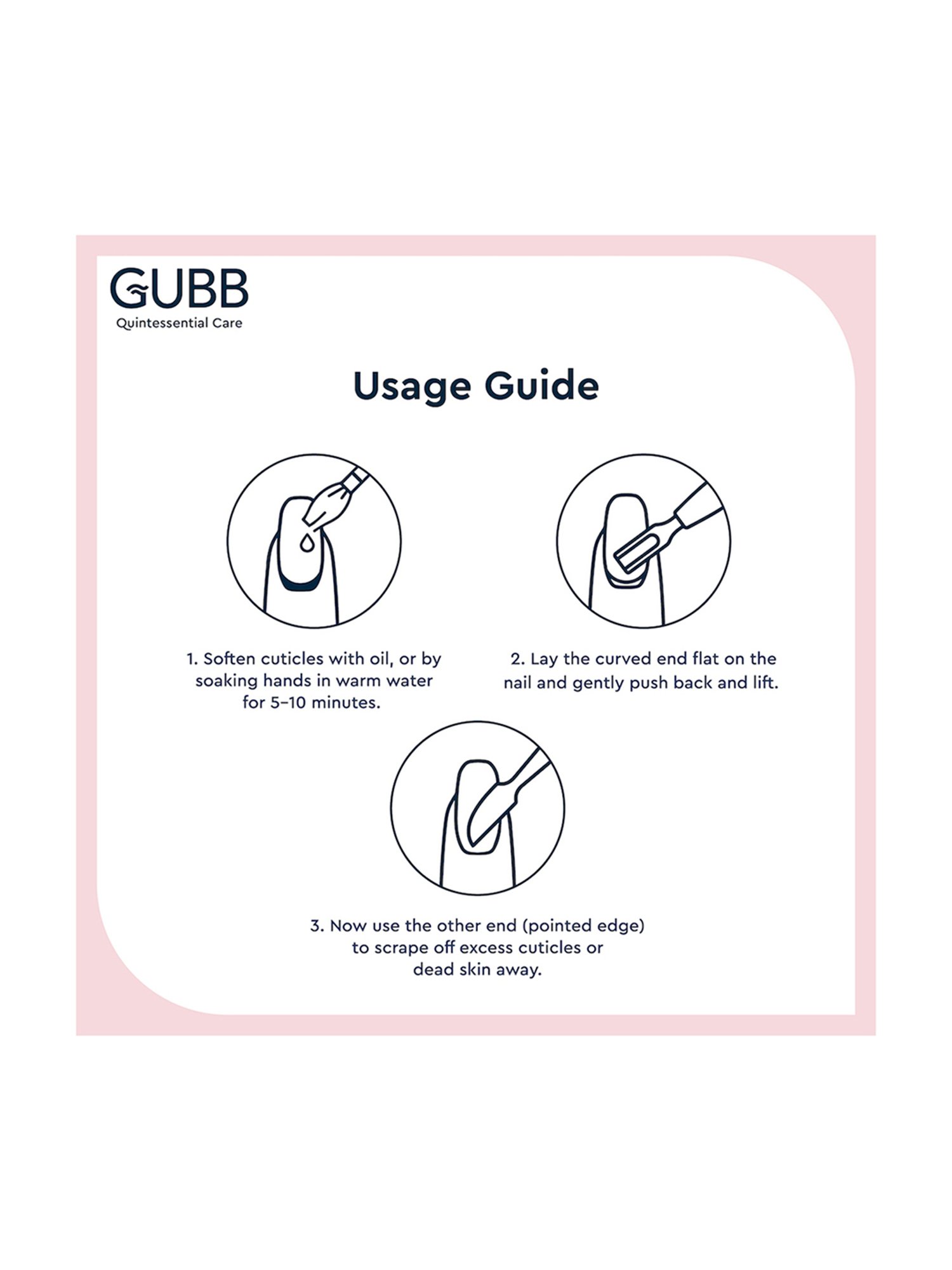 Raaga Professional Pedicure & Manicure 6 Step Single Use Kit Rose - 6 Sachets