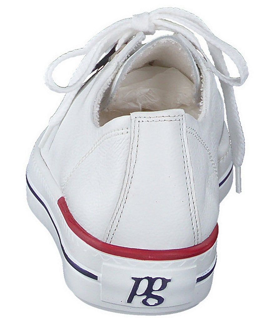 Paul Green Carly Leather Low Top Lace-Up Sneakers