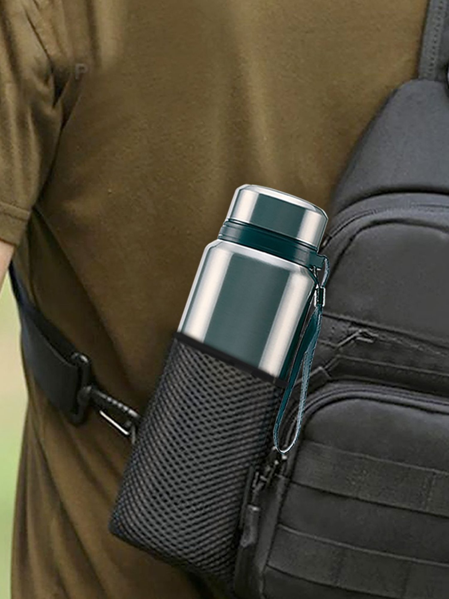 Milton Silver Stainless Steel Thermal Flask (1000 ml) - Set of 1