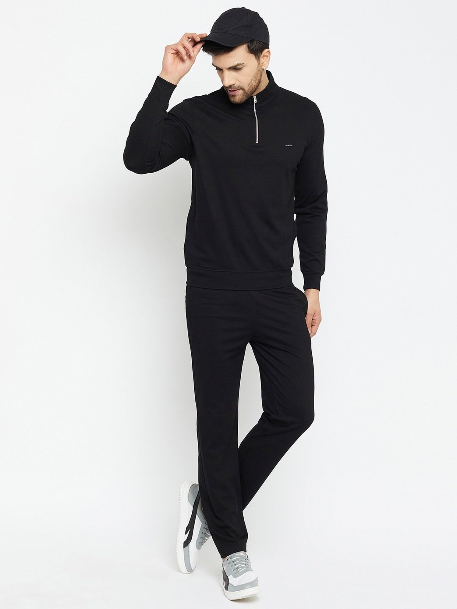 Okane Black Regular Fit Co-Ord Set